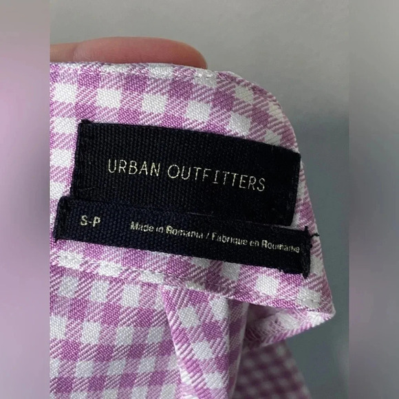 Urban Outfitters Lavender Gingham Mini Skirt - Picture 6 of 8